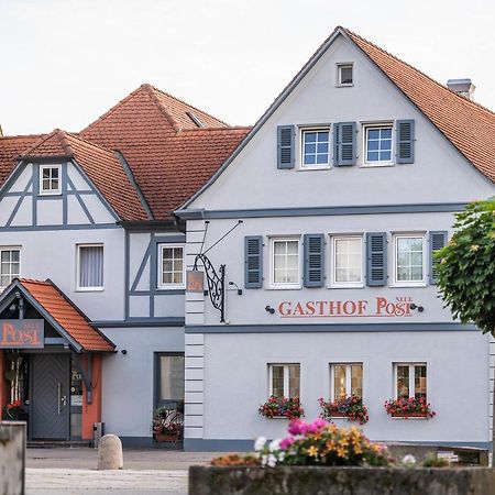 Hotel-Gasthof Neue Post Leutershausen  エクステリア 写真