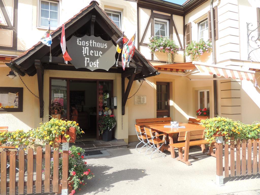 Hotel-Gasthof Neue Post Leutershausen  エクステリア 写真